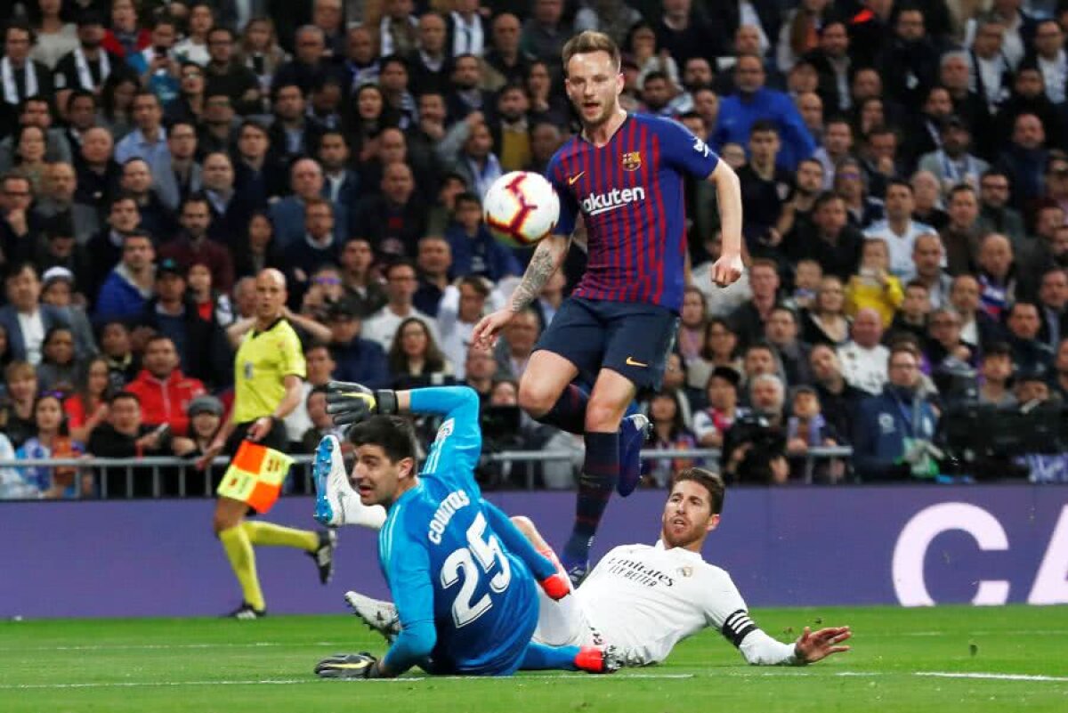 REAL MADRID - BARCELONA 0-1 // FOTO + VIDEO Barcelona, a doua victorie pe „Bernabeu” în 4 zile! Realul, învinsă de „scărița” de efect a lui Ivan Rakitic