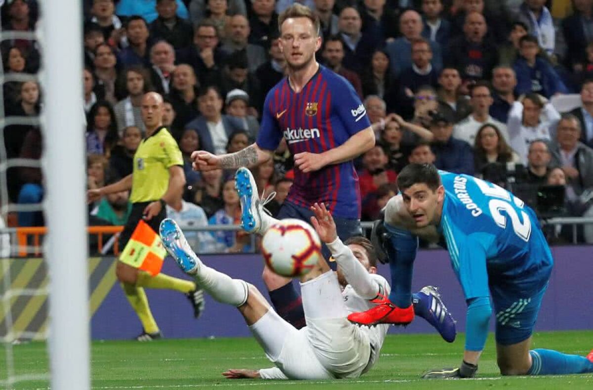 REAL MADRID - BARCELONA 0-1 // FOTO + VIDEO Barcelona, a doua victorie pe „Bernabeu” în 4 zile! Realul, învinsă de „scărița” de efect a lui Ivan Rakitic