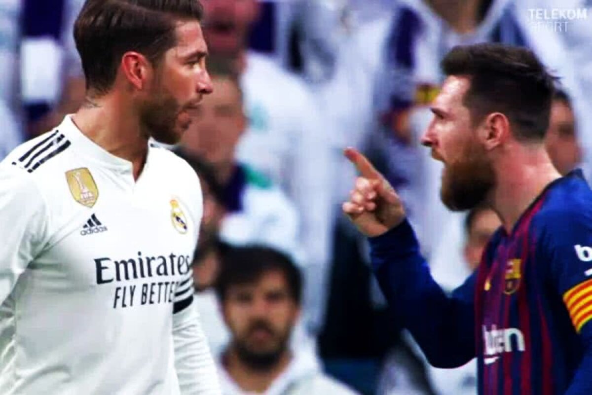 REAL MADRID - BARCELONA 0-1 // Sergio Ramos și Leo Messi, la un pas de BĂTAIE pe teren » Faza care l-a scos din minți pe argentinian