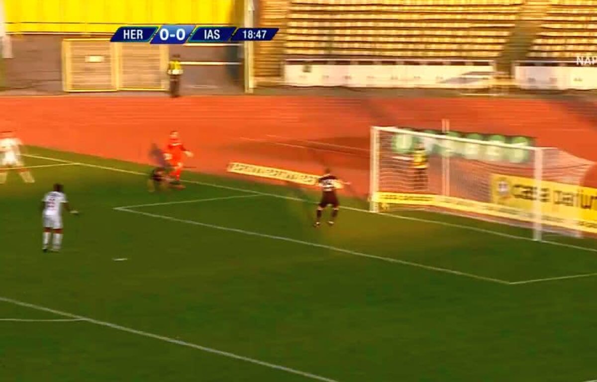 HERMANNSTADT - POLI IAȘI // VIDEO+FOTO Ce prostie a făcut Denis Rusu! Cum s-a încheiat faza din minutul 20