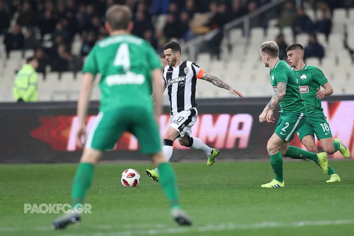 PANATHINAIKOS - PAOK 0-2 // VIDEO Echipa lui Răzvan Lucescu a defilat și cu Panathinaikos » Cum arată clasamentul în Grecia cu 7 etape înainte de final