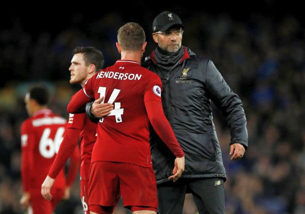 EVERTON - LIVERPOOL 0-0 // VIDEO Schimbare de lider în Premier League: City revine FANTASTIC de la 6 puncte și o răstoarnă pe Liverpool!