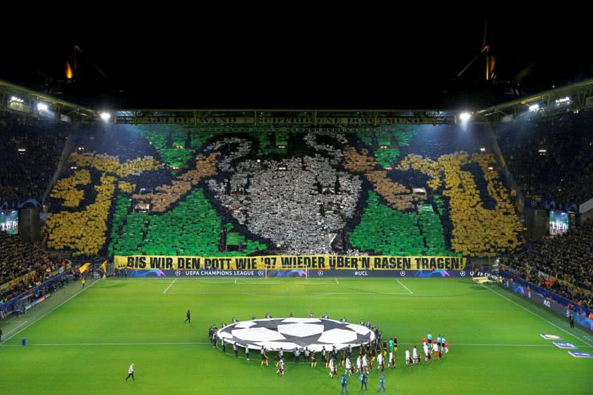 GALERIE FOTO Coregrafie impresionantă la Dortmund! Fanii Borussiei au făcut din nou SHOW în peluză 