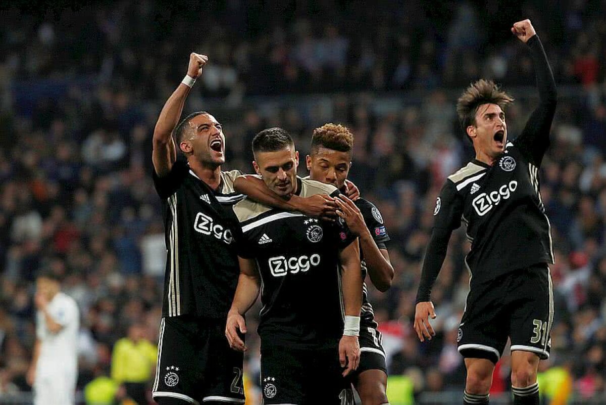 OPTIMI UEFA CHAMPIONS LEAGUE // Real Madrid, UMILITĂ de Ajax pe „Bernabeu” » Deținătoarea Ligii e OUT din competiție + Tottenham se califică fără gol primit