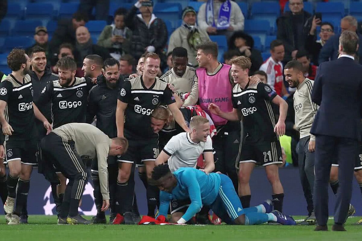 OPTIMI UEFA CHAMPIONS LEAGUE // Real Madrid, UMILITĂ de Ajax pe „Bernabeu” » Deținătoarea Ligii e OUT din competiție + Tottenham se califică fără gol primit