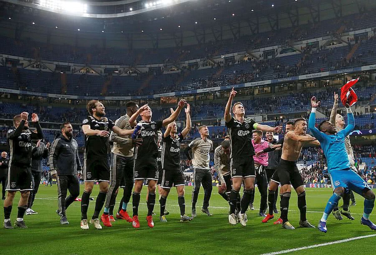 OPTIMI UEFA CHAMPIONS LEAGUE // Real Madrid, UMILITĂ de Ajax pe „Bernabeu” » Deținătoarea Ligii e OUT din competiție + Tottenham se califică fără gol primit