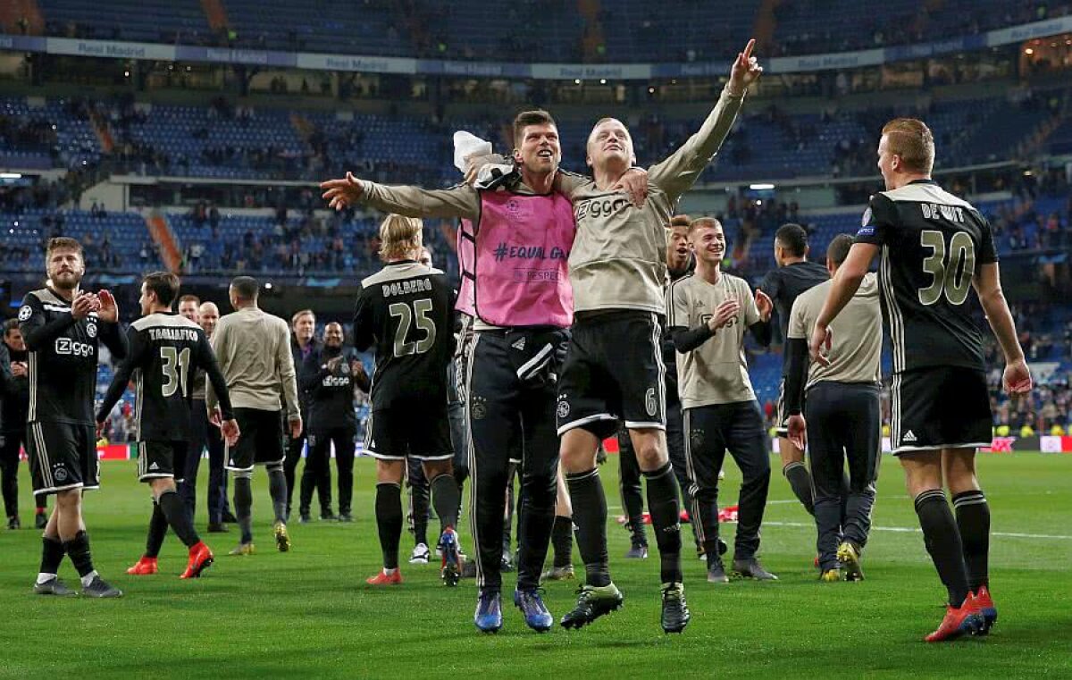 OPTIMI UEFA CHAMPIONS LEAGUE // Real Madrid, UMILITĂ de Ajax pe „Bernabeu” » Deținătoarea Ligii e OUT din competiție + Tottenham se califică fără gol primit