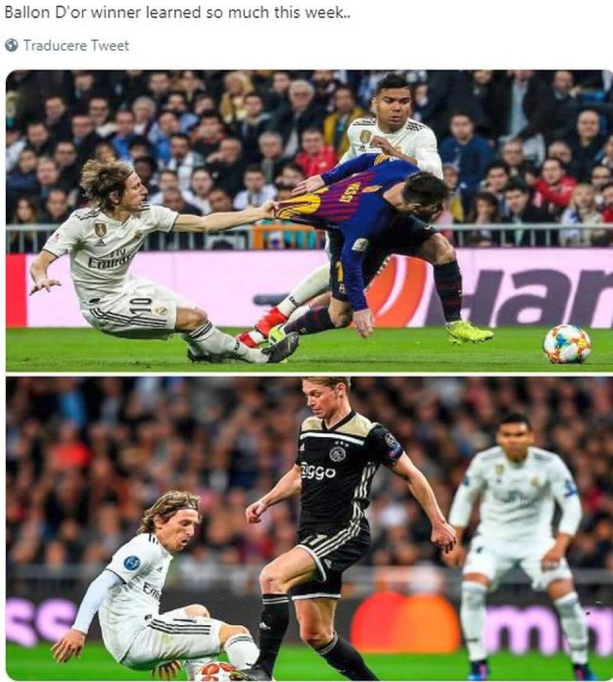 REAL MADRID - AJAX 1-4 // GALERIE FOTO Internetul râde de Real Madrid! Cele mai bune glume după eliminarea din Champions League 