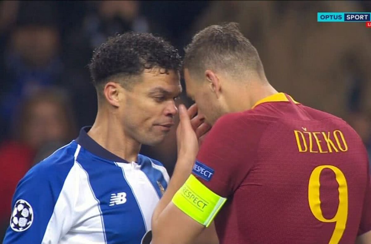 FC PORTO - AS ROMA //  FOTO De data asta, Pepe n-a fost vinovat! Simulare comică în Liga Campionilor