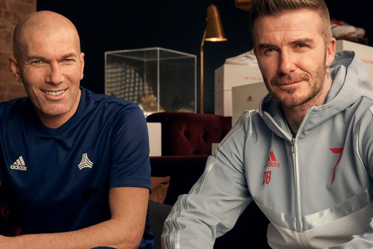 FOTO David Beckham și Zinedine Zidane sărbătoresc 25 de ani de la lansarea ghetelor cu care aceştia au jucat în cariera lor