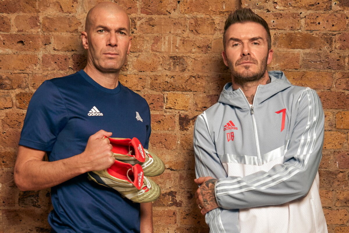 FOTO David Beckham și Zinedine Zidane sărbătoresc 25 de ani de la lansarea ghetelor cu care aceştia au jucat în cariera lor