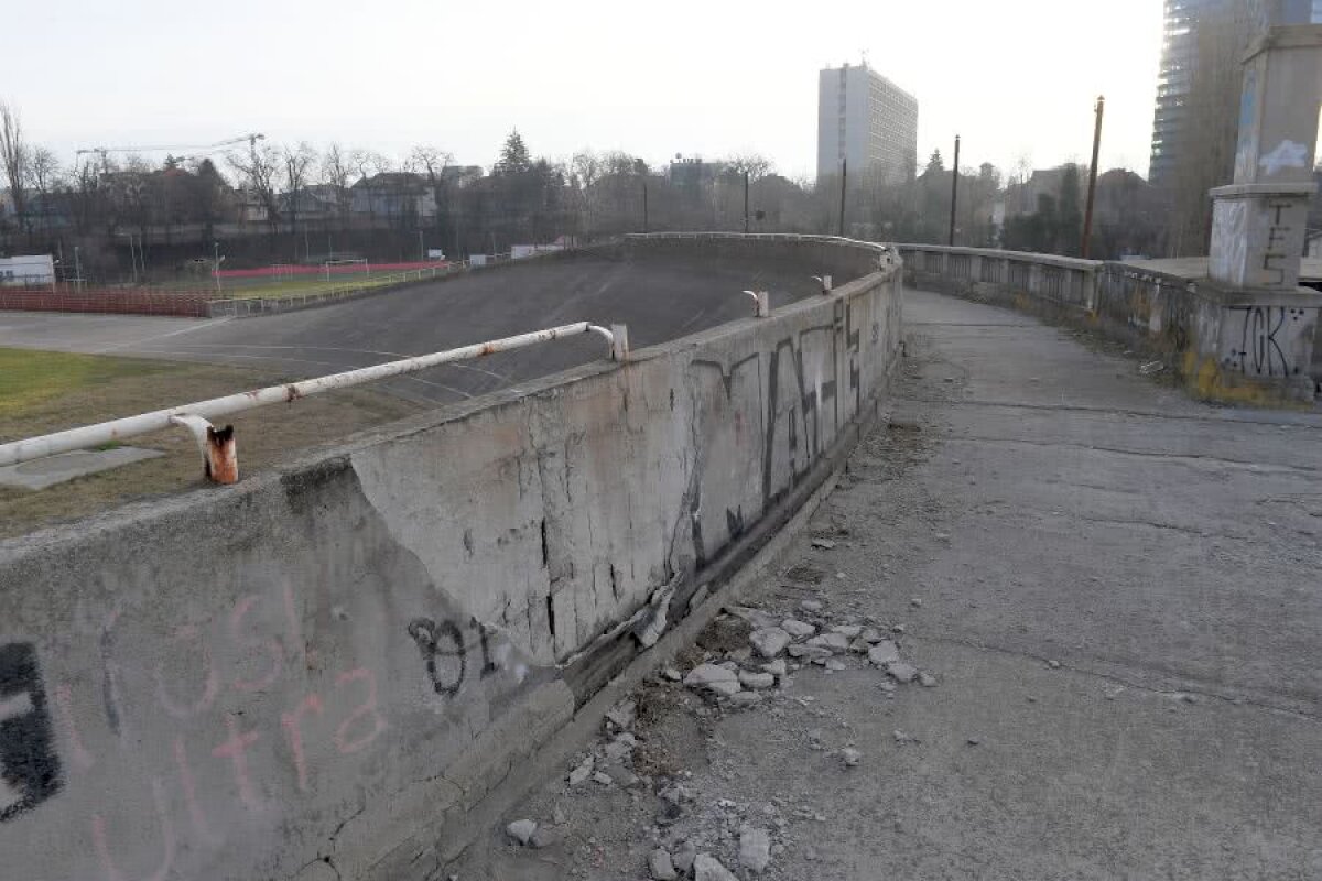 STADION DINAMO // VIDEO + FOTO EXCLUSIV Reportaj GSP în ruinele velodromului din „Ștefan cel Mare”: «monument» pentru unii,  «relicvă» pentru restul