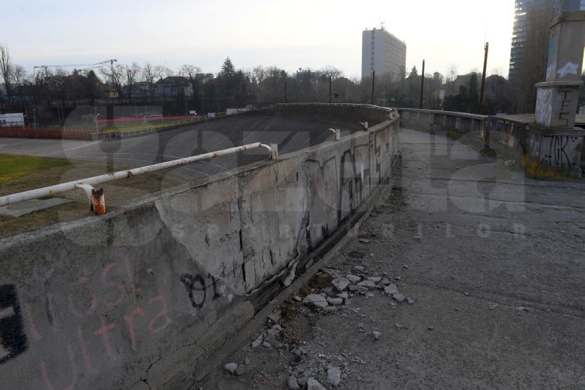 STADION DINAMO // VIDEO + FOTO EXCLUSIV Reportaj GSP în ruinele velodromului din „Ștefan cel Mare”: «monument» pentru unii,  «relicvă» pentru restul