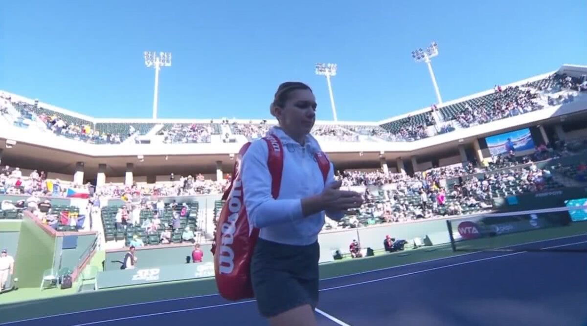 SIMONA HALEP - BARBORA STRYCOVA 6-2, 6-4 // VIDEO Continuă lupta pentru locul 1 WTA » Prima reacție + O va întâlni pe Kateryna Kozlova în „șaisprezecimi” la la Indian Wells 