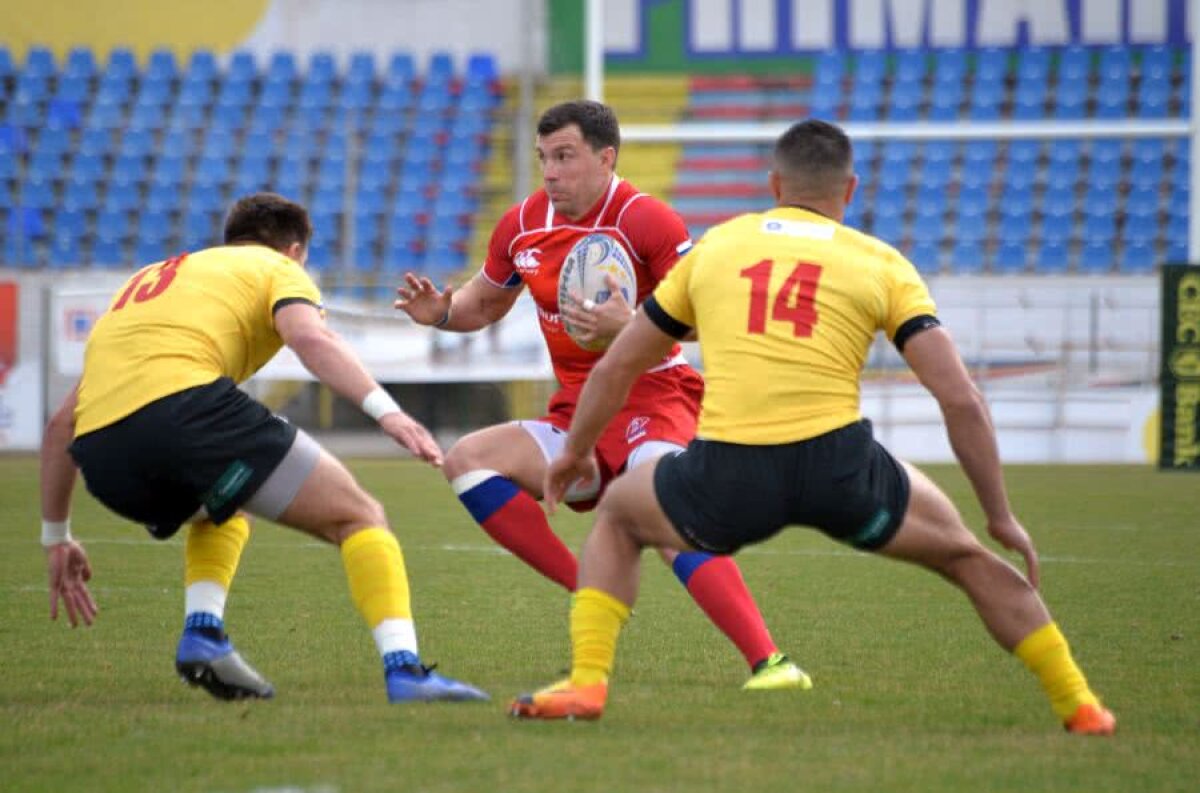 FOTO România a câștigat meciul cu Rusia, 22-20, din grupa de Rugby Europe Championship