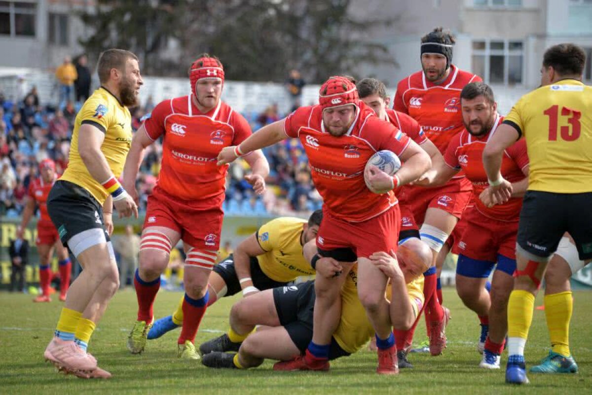 FOTO România a câștigat meciul cu Rusia, 22-20, din grupa de Rugby Europe Championship