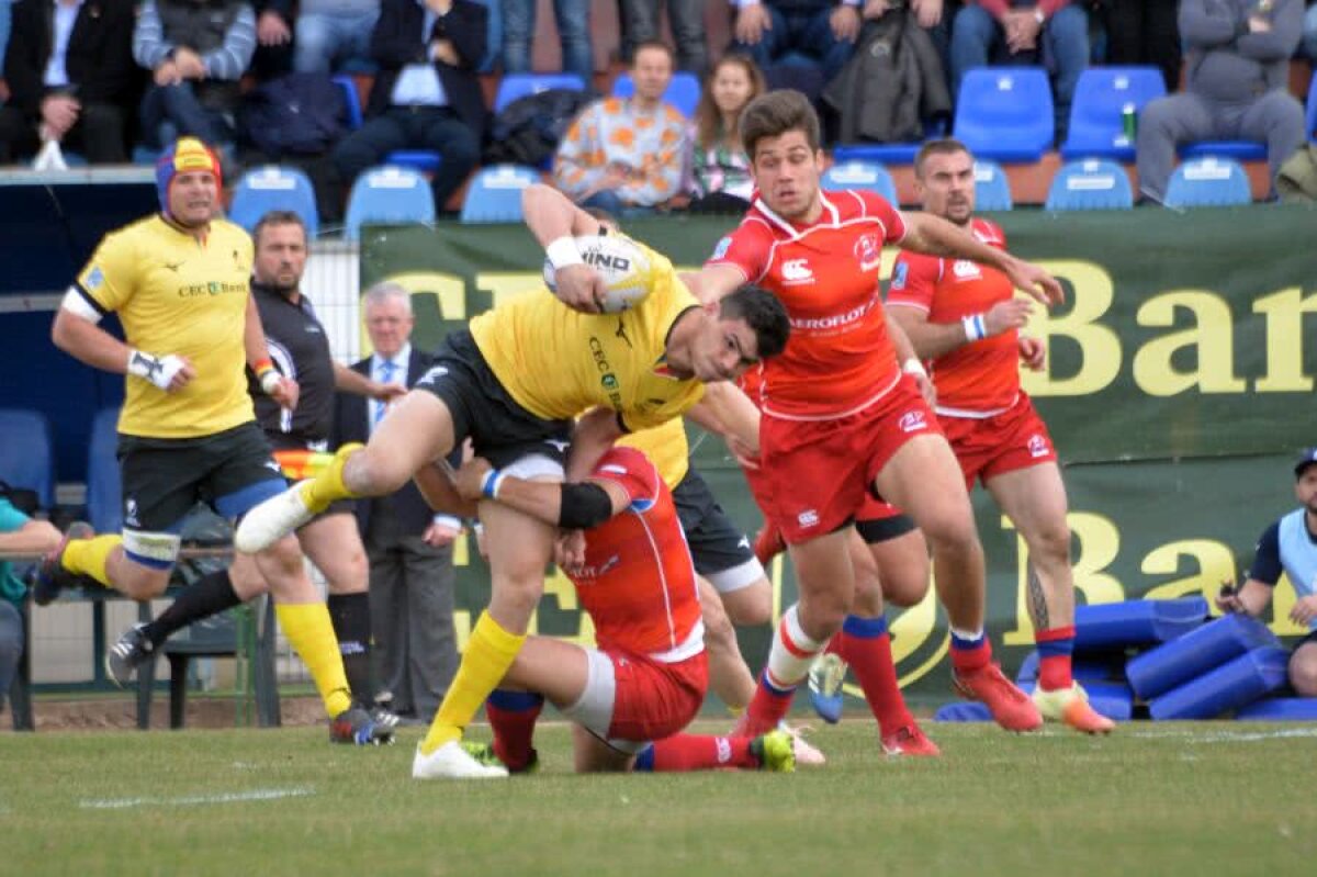 FOTO România a câștigat meciul cu Rusia, 22-20, din grupa de Rugby Europe Championship