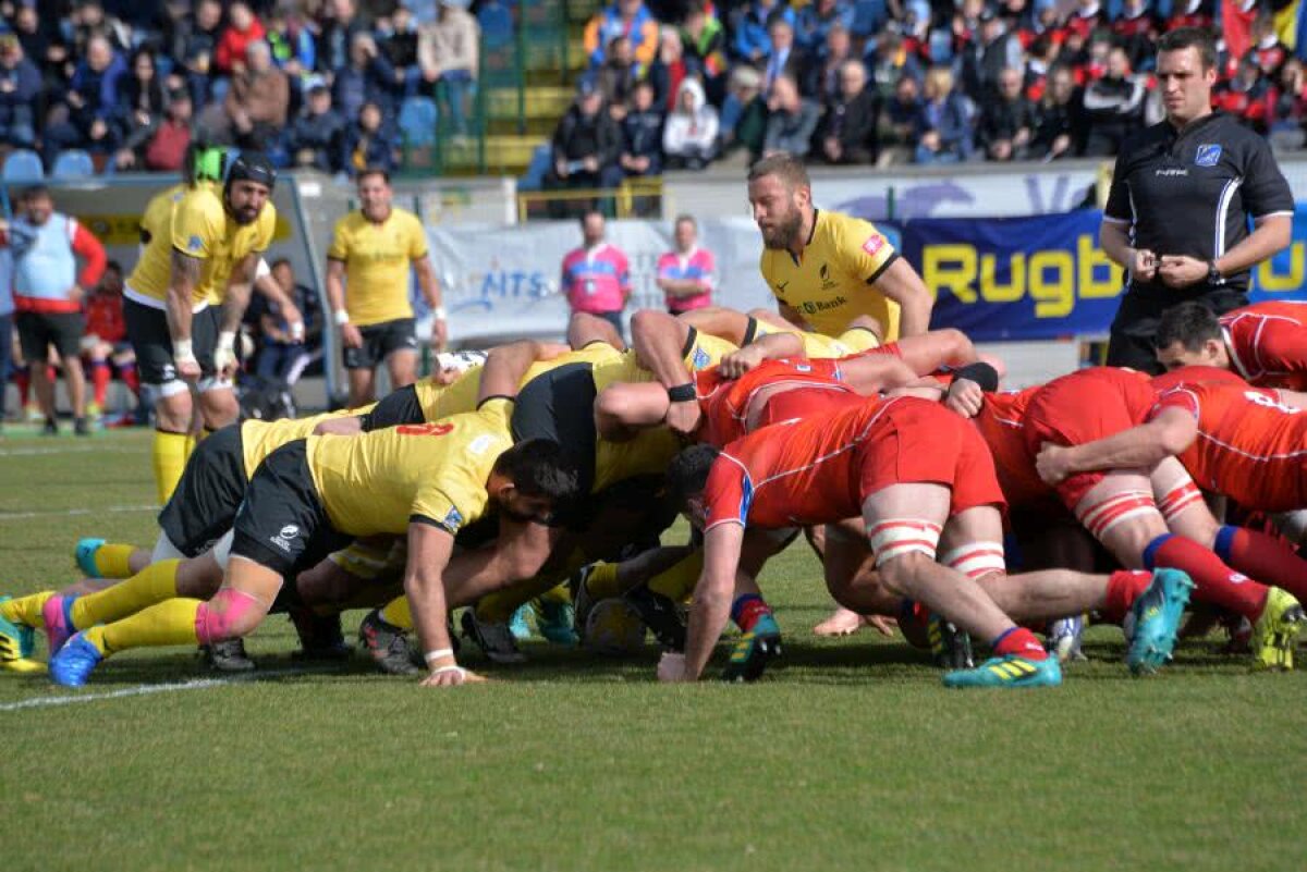 FOTO România a câștigat meciul cu Rusia, 22-20, din grupa de Rugby Europe Championship