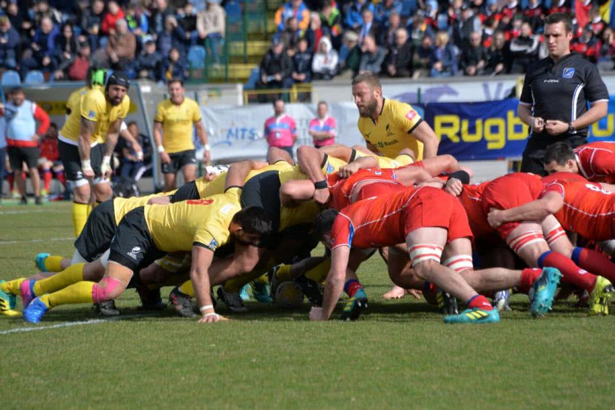 FOTO România a câștigat meciul cu Rusia, 22-20, din grupa de Rugby Europe Championship