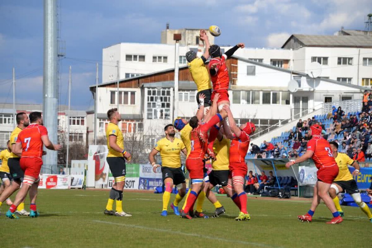 FOTO România a câștigat meciul cu Rusia, 22-20, din grupa de Rugby Europe Championship