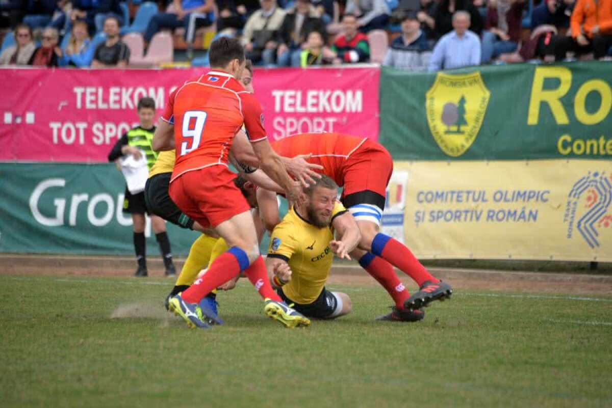 FOTO România a câștigat meciul cu Rusia, 22-20, din grupa de Rugby Europe Championship
