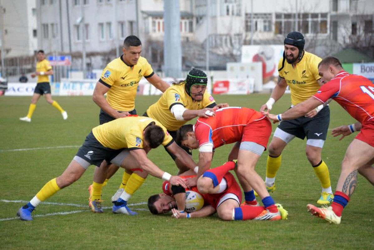 FOTO România a câștigat meciul cu Rusia, 22-20, din grupa de Rugby Europe Championship