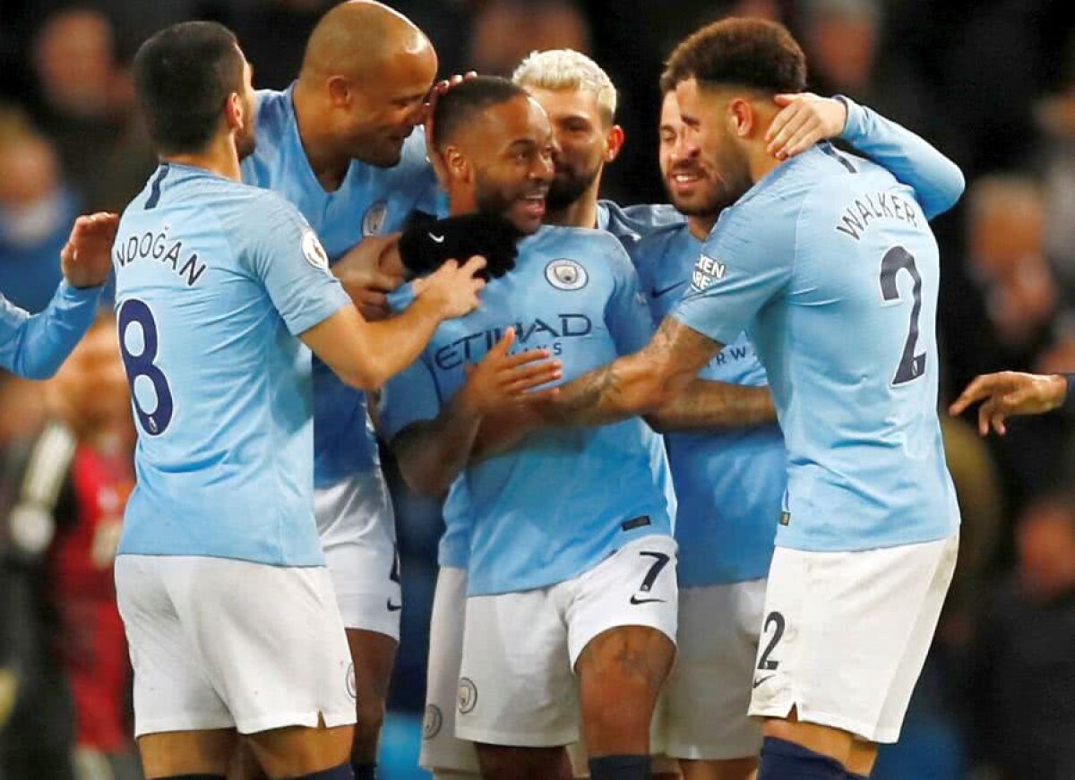 MANCHESTER CITY - WATFORD 3-1 // FOTO City, tot mai aproape de titlu! Raheem Sterling, hatrick de senzație în doar 13 minute