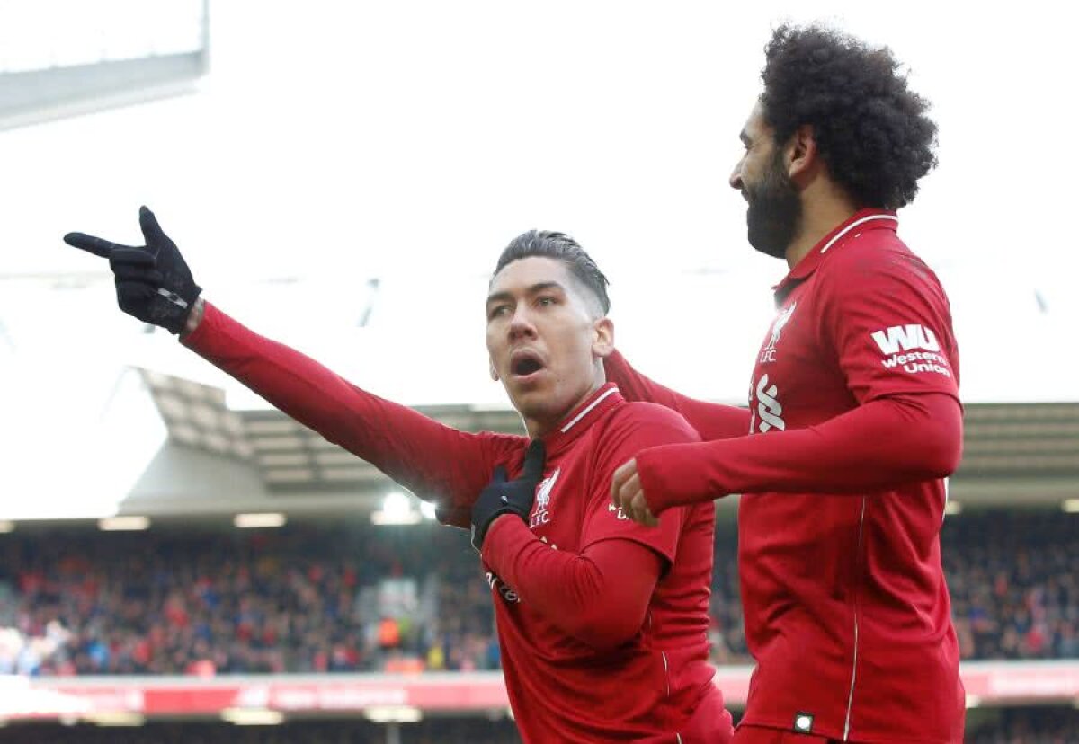 LIVERPOOL - BURNLEY  4-2 // Sadio Mane și Firmino îi aduc victoria lui Klopp! City și Liverpool, luptă la baionetă pentru titlu
