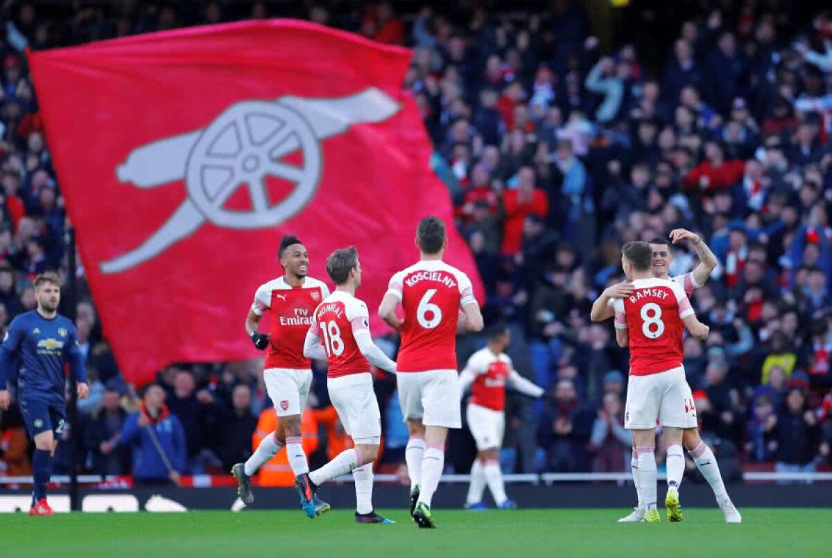 ARSENAL - MANCHESTER UNITED 2-0 // FOTO + VIDEO Arsenal, victorie vitală cu United pentru locul 4 din Premier League