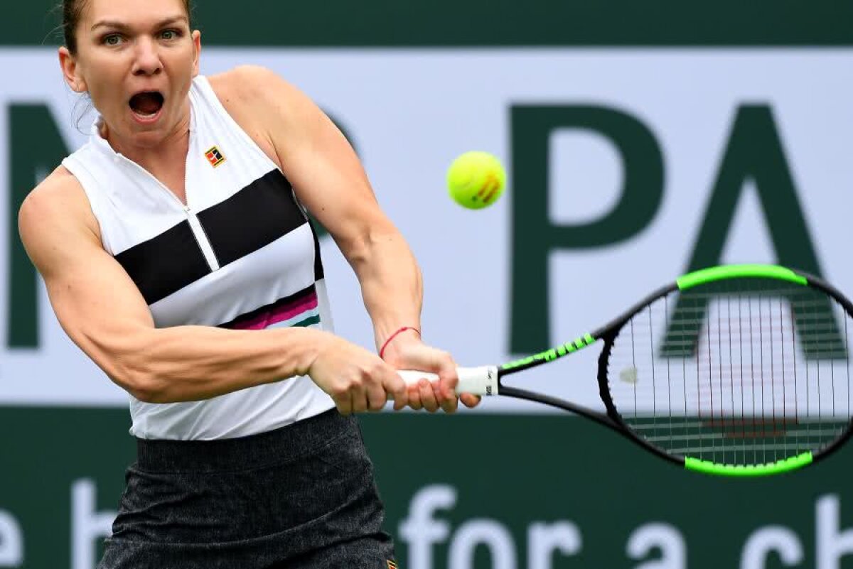 SIMONA HALEP - KATERYNA KOZLOVA 7-6, 7-5 // Simona Halep: „Am găsit foarte greu ritmul” + reacție haioasă: ce ține minte despre trofeul Indian Wells câștigat în 2015