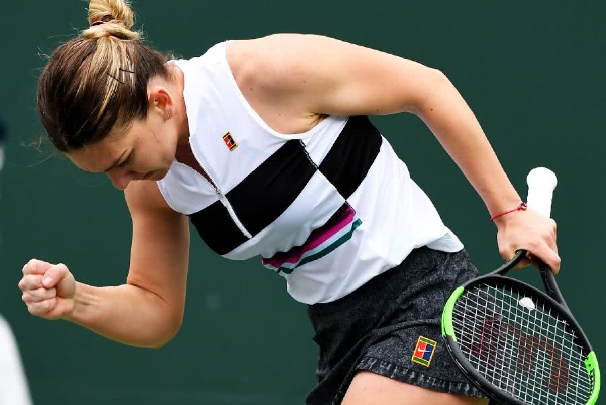 SIMONA HALEP - KATERYNA KOZLOVA 7-6, 7-5 // Simona Halep: „Am găsit foarte greu ritmul” + reacție haioasă: ce ține minte despre trofeul Indian Wells câștigat în 2015