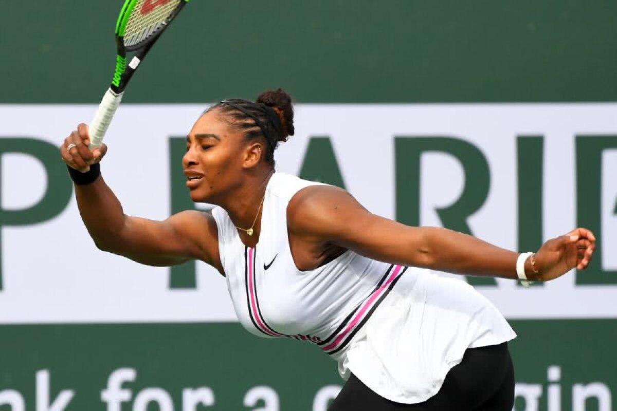 WTA INDIAN WELLS // Probleme mari pentru Serena Williams » S-a retras în meciul cu Garbine Muguruza: „Nu pot să respir”