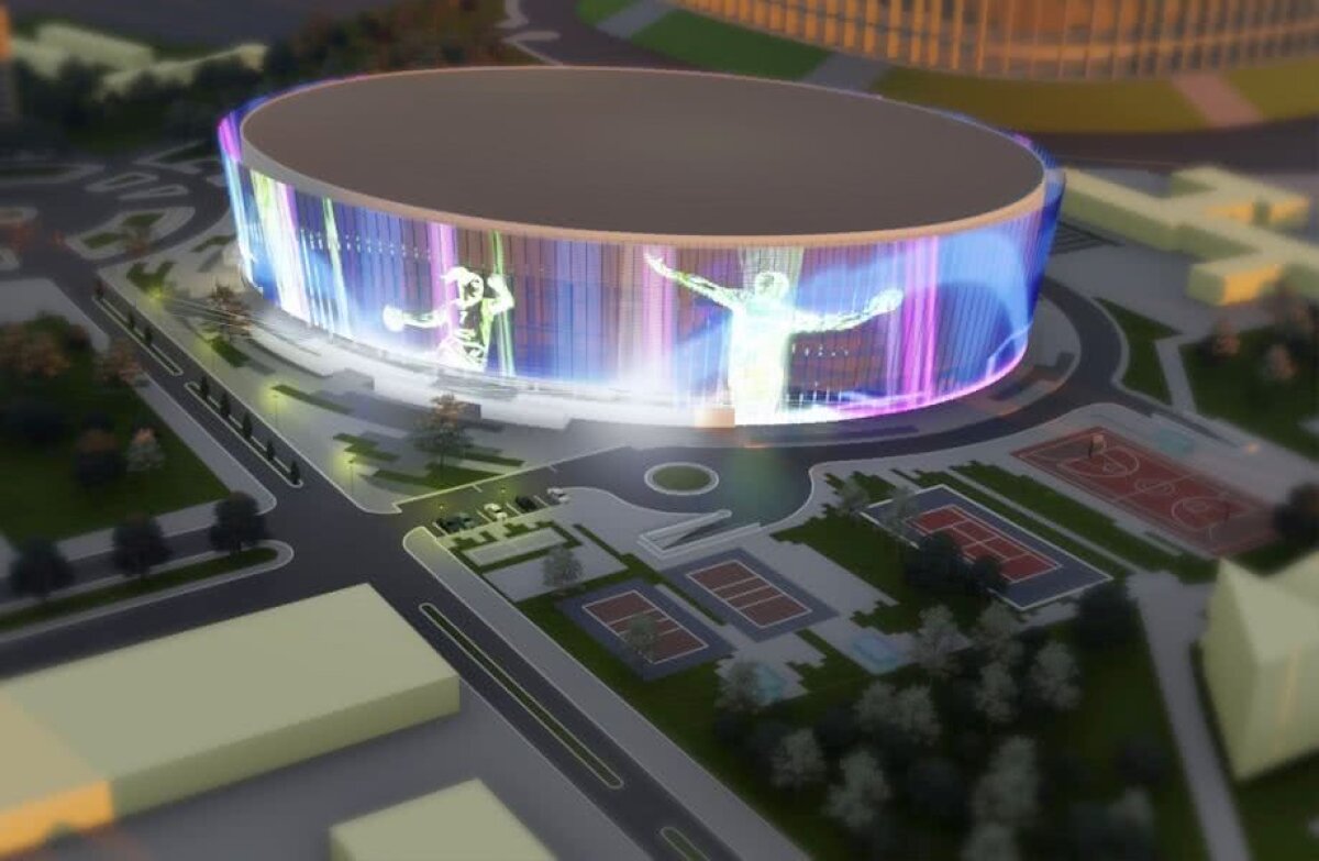 FOTO Gabriela Firea susține că Primăria va cheltui 138 de milioane de euro pentru o sală polivalentă ultramodernă în București! » Cum arată macheta noului proiect