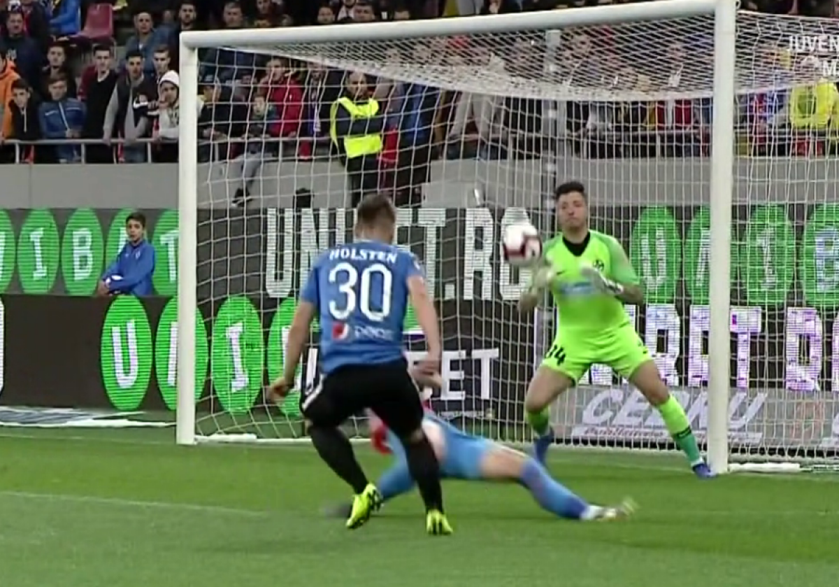 FCSB - VIITORUL // Lăsați artiștii, ce ne facem cu portarii? Bălgrădean și Cojocaru au comis-o la ambele goluri ale primei reprize