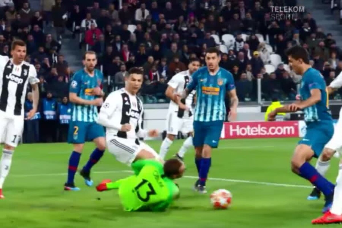 JUVENTUS - ATLETICO // VIDEO + FOTO Gol anulat pentru Juventus în minutul 4! Fază controversată decisă de VAR: Ronaldo implicat