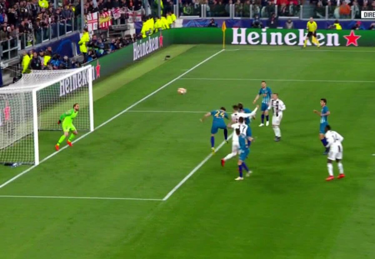 JUVENTUS - ATLETICO // VIDEO + FOTO La milimetru! Gol de senzație marcat de Ronaldo validat cu tehnologia liniei porții