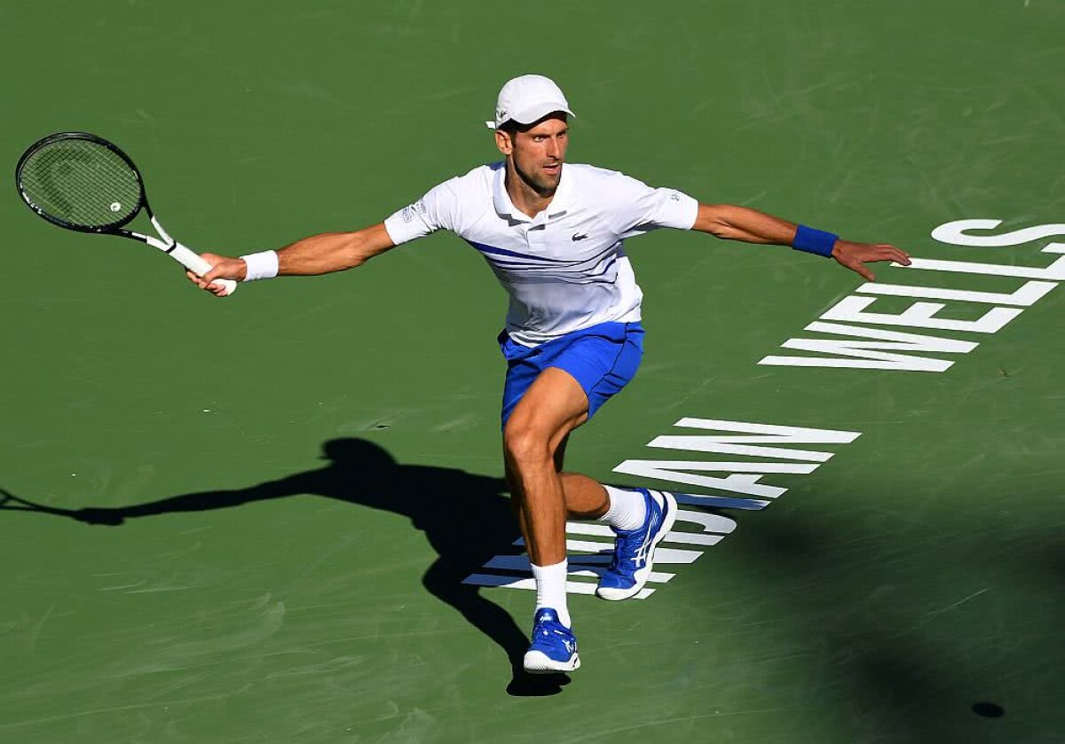Novak Djokovic, OUT de la Indian Wells! Sârbul a rupt de furie o rachetă: „Nu îmi place să pierd”