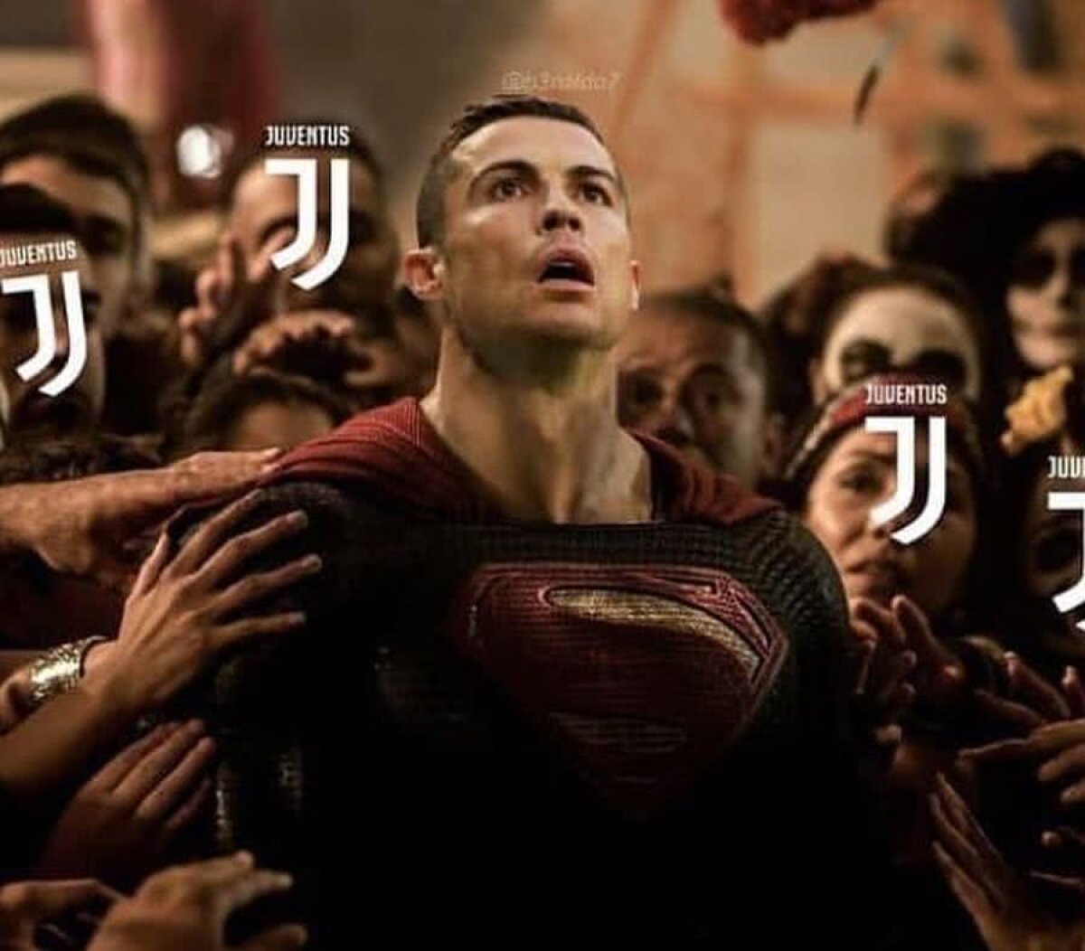 FOTO JUVENTUS - ATLETICO MADRID 3-0 //  Atletico, ținta glumelor internauților » Cu cine stă Griezmann la masă :D