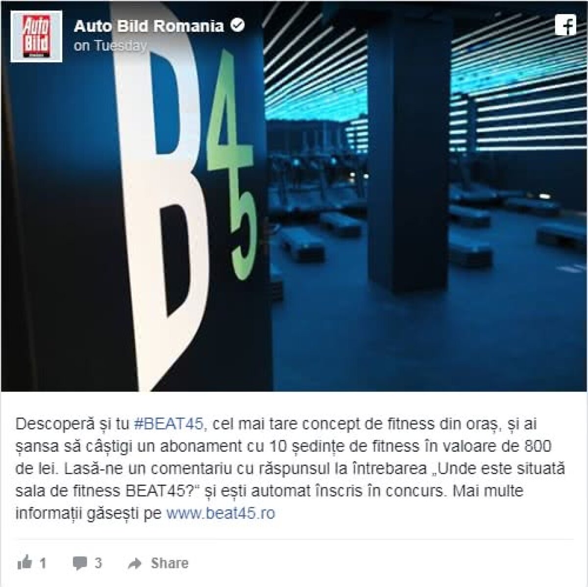 BEAT45 este cel mai tare concept de fitness din oraș