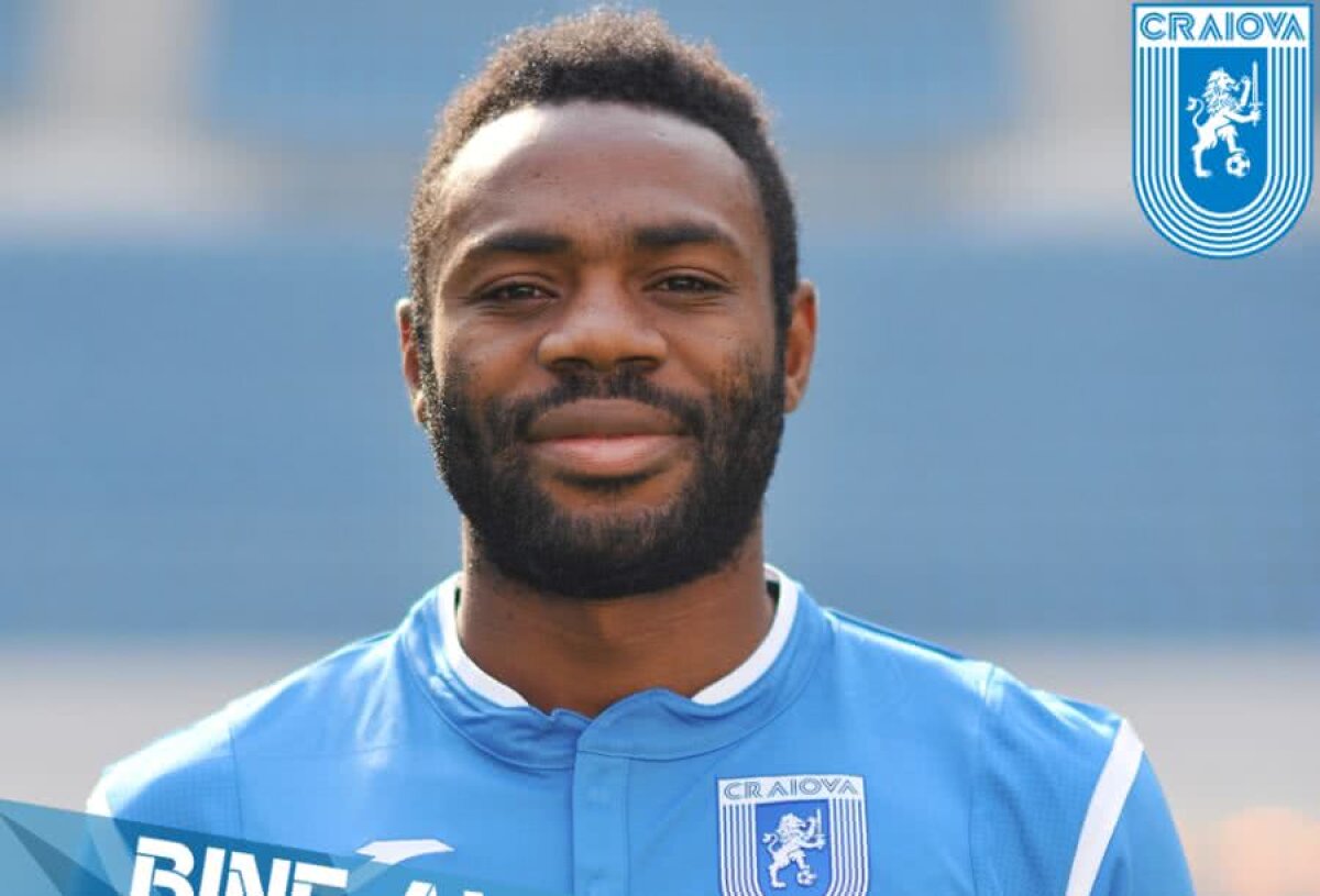 Stephane Acka a surprins pe toată lumea în momentul prezentării la CS U Craiova: „Greu cu Sepsi de ziua Ungariei”