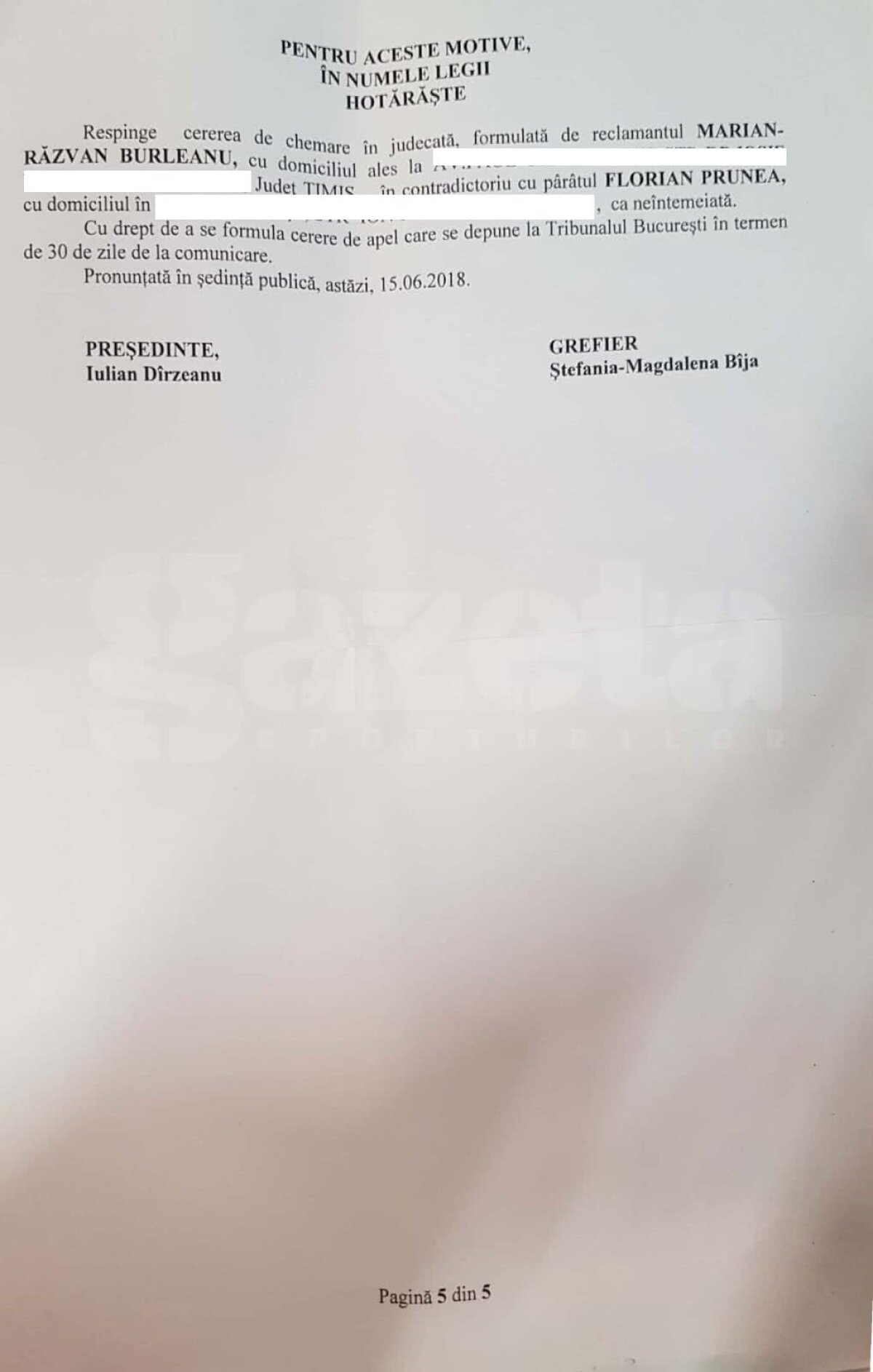 EXCLUSIV Florin Prunea a câștigat un duel important cu Răzvan Burleanu! Tribunalul București a respins plângerea șefului FRF: Generația de Aur a jucat un rol decisiv