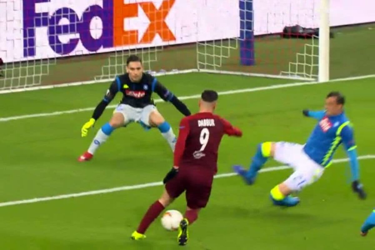 SALZBURG - NAPOLI, EUROPA LEAGUE // VIDEO + FOTO Seară neagră pentru Vlad Chiricheș » Umilit la primul gol de Dabbur, căpitanul României s-a „rupt” iar!