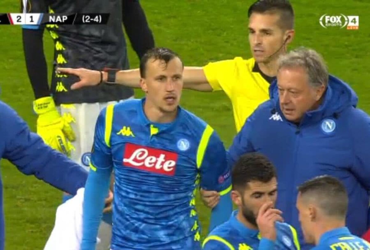 SALZBURG - NAPOLI, EUROPA LEAGUE // VIDEO + FOTO Seară neagră pentru Vlad Chiricheș » Umilit la primul gol de Dabbur, căpitanul României s-a „rupt” iar!