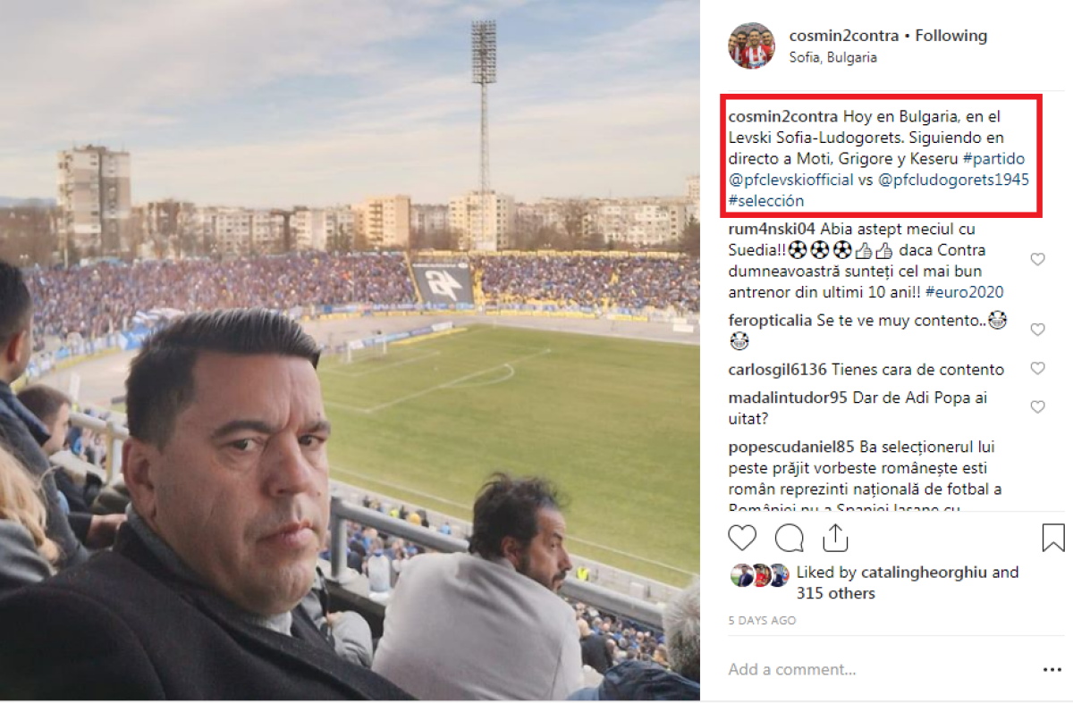 Cosmin Contra, derapaj pe Instagram la adresa unui fan după o „răfuială” online:  „Boule, să-ți iei ochelari!”