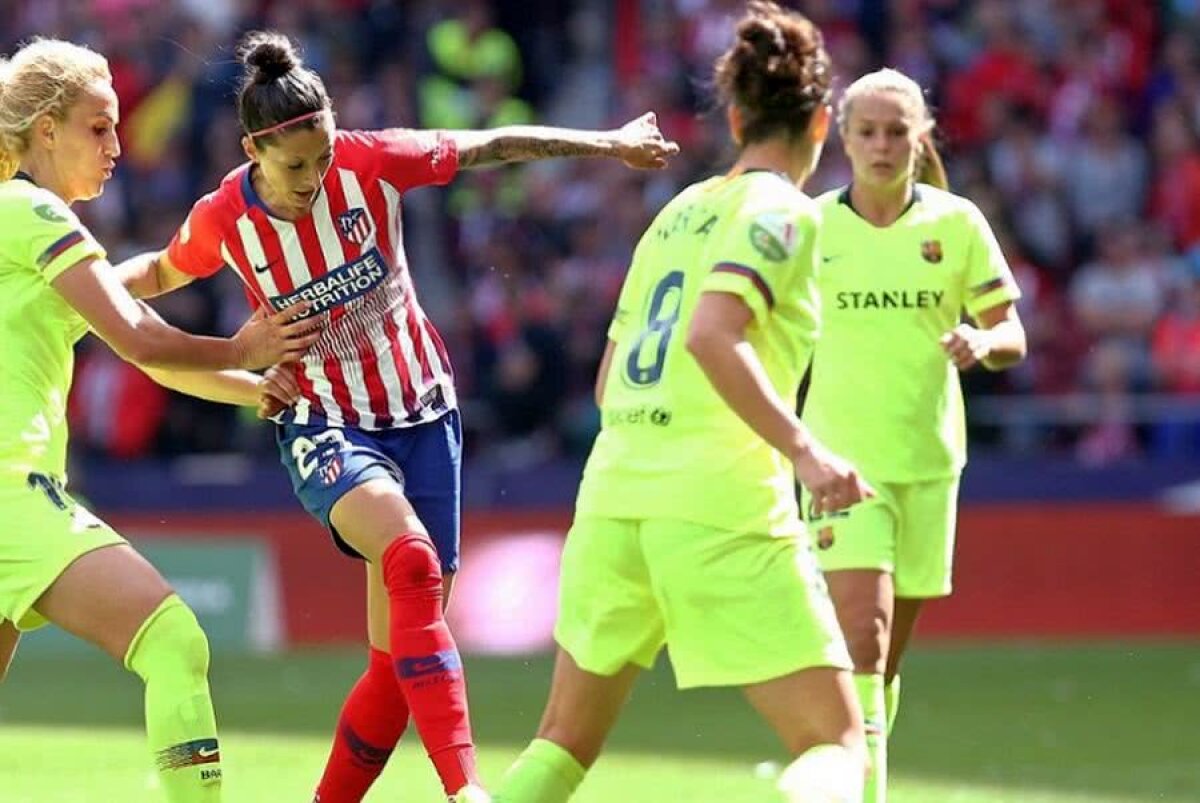ATLETICO MADRID - BARCELONA » VIDEO+FOTO Atmosferă de senzație! S-a stabilit recordul de asistență all-time la un meci feminin intercluburi