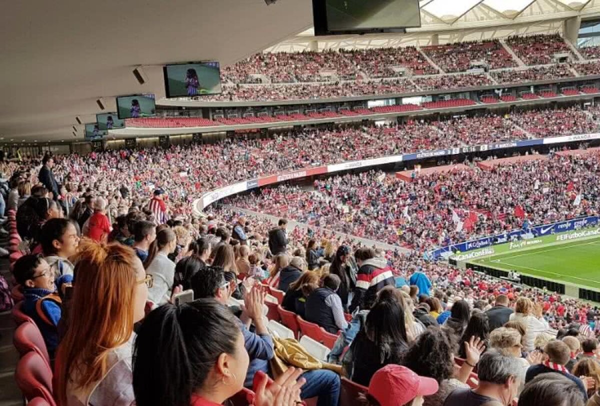 ATLETICO MADRID - BARCELONA » VIDEO+FOTO Atmosferă de senzație! S-a stabilit recordul de asistență all-time la un meci feminin intercluburi