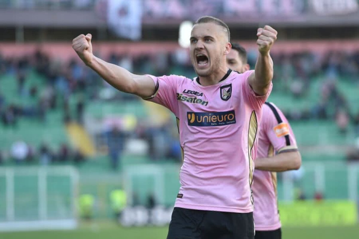 VIDEO George Pușcaș e de neoprit în Serie B! A marcat din nou pentru Palermo și e pregătit pentru „dubla” cu Suedia și Insulele Feroe