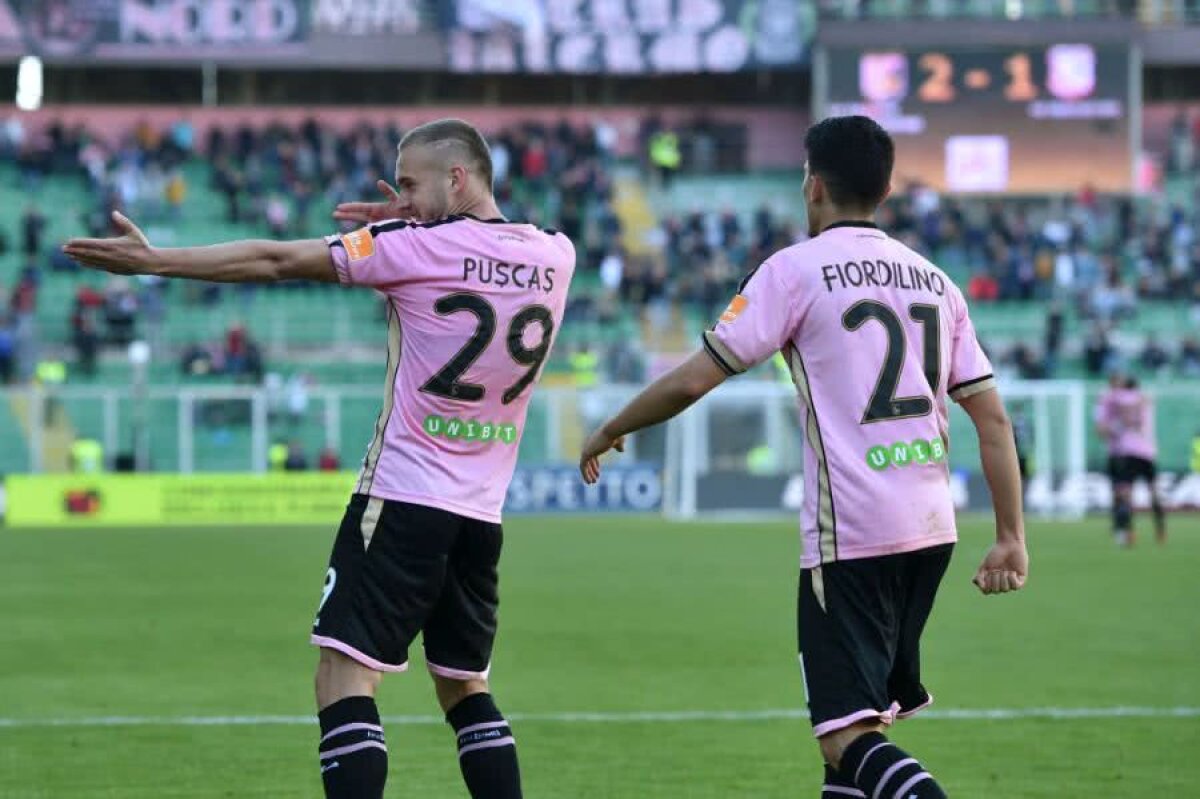 VIDEO George Pușcaș e de neoprit în Serie B! A marcat din nou pentru Palermo și e pregătit pentru „dubla” cu Suedia și Insulele Feroe