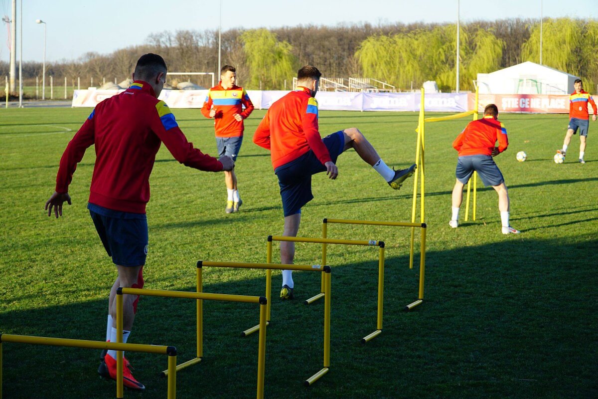 FOTO Naționala U21 a României a început pregătirea pentru EURO 2019