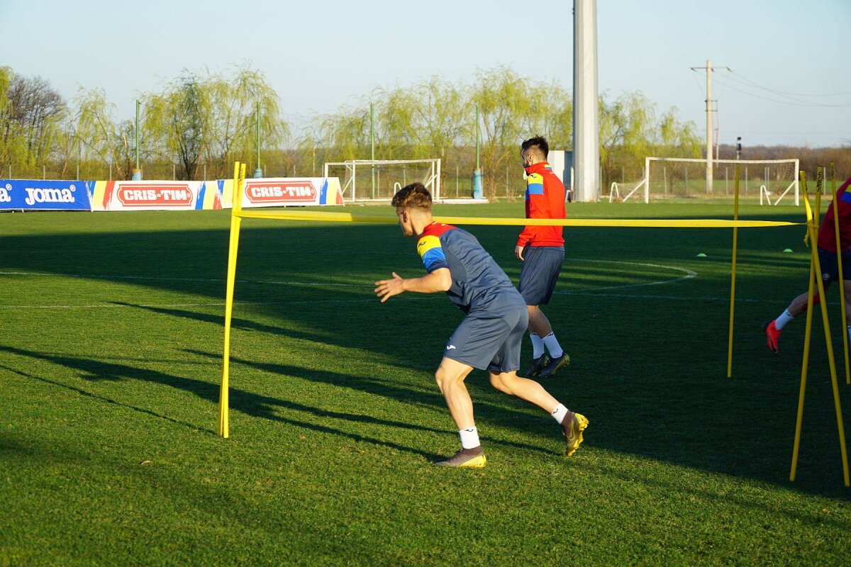 FOTO Naționala U21 a României a început pregătirea pentru EURO 2019